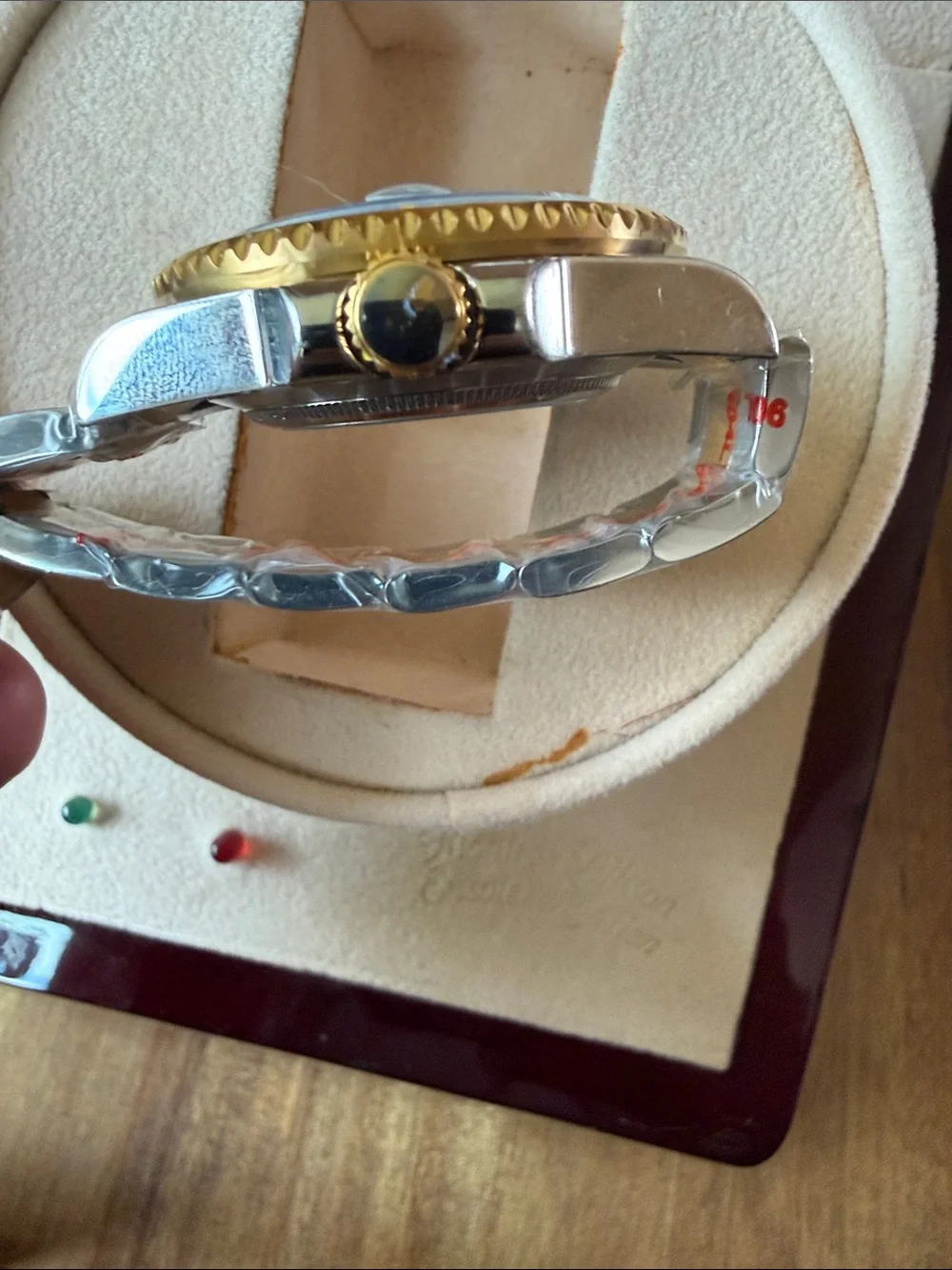Seiko Mod-Custom Blue and Gold Diver's Automatic Watch